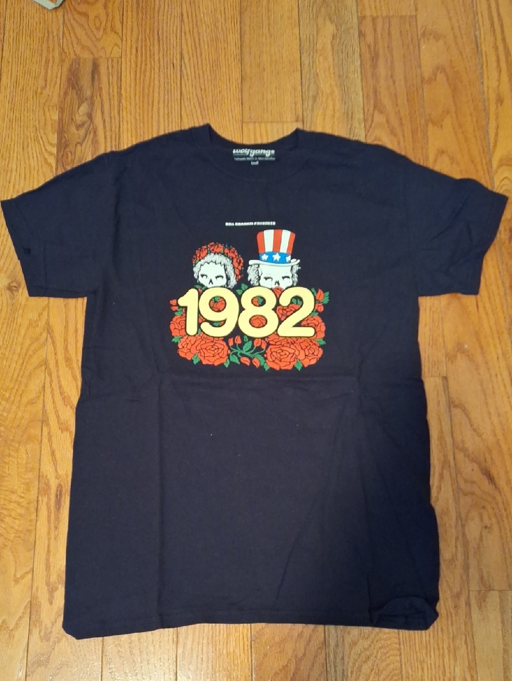 Grateful Dead Navy 1982 Graphic Short-Sleeve Tee